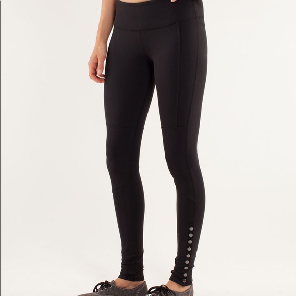 lululemon athletica Pants - Lululemon VINTAGE Cross Town Pant Snap Buttons 4